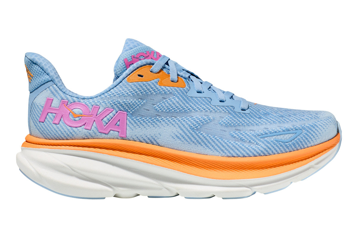 Hoka Clifton 9 B White/White Womens