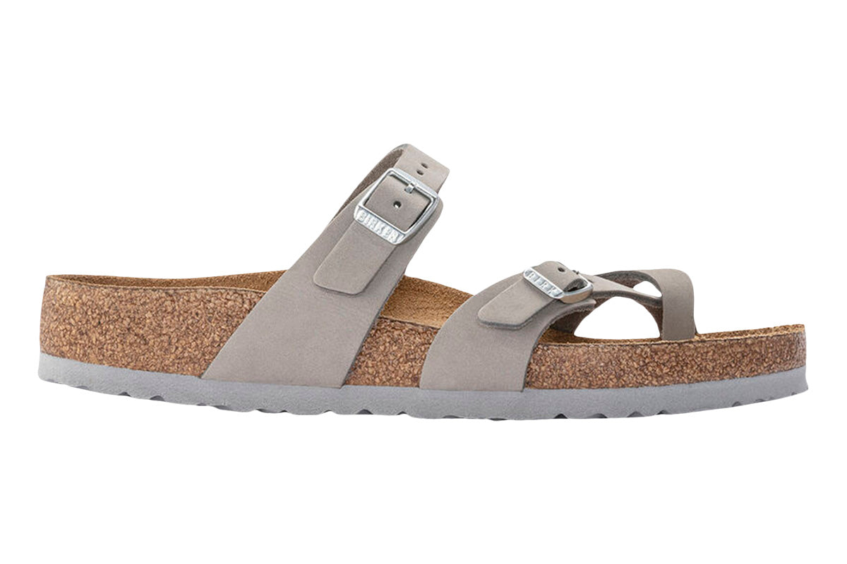 Birkenstock Mayari R Graceful Taupe Birko-Flor Womens