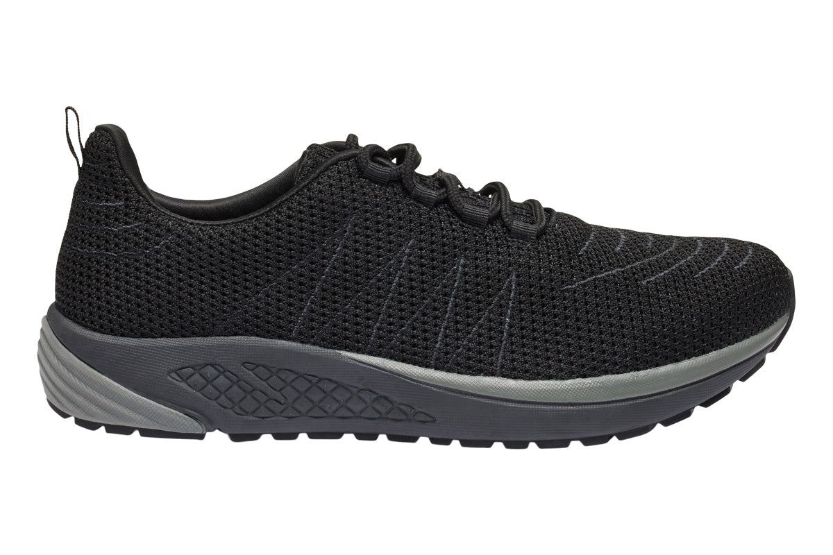 Propet Tour Knit Triple Black Womens