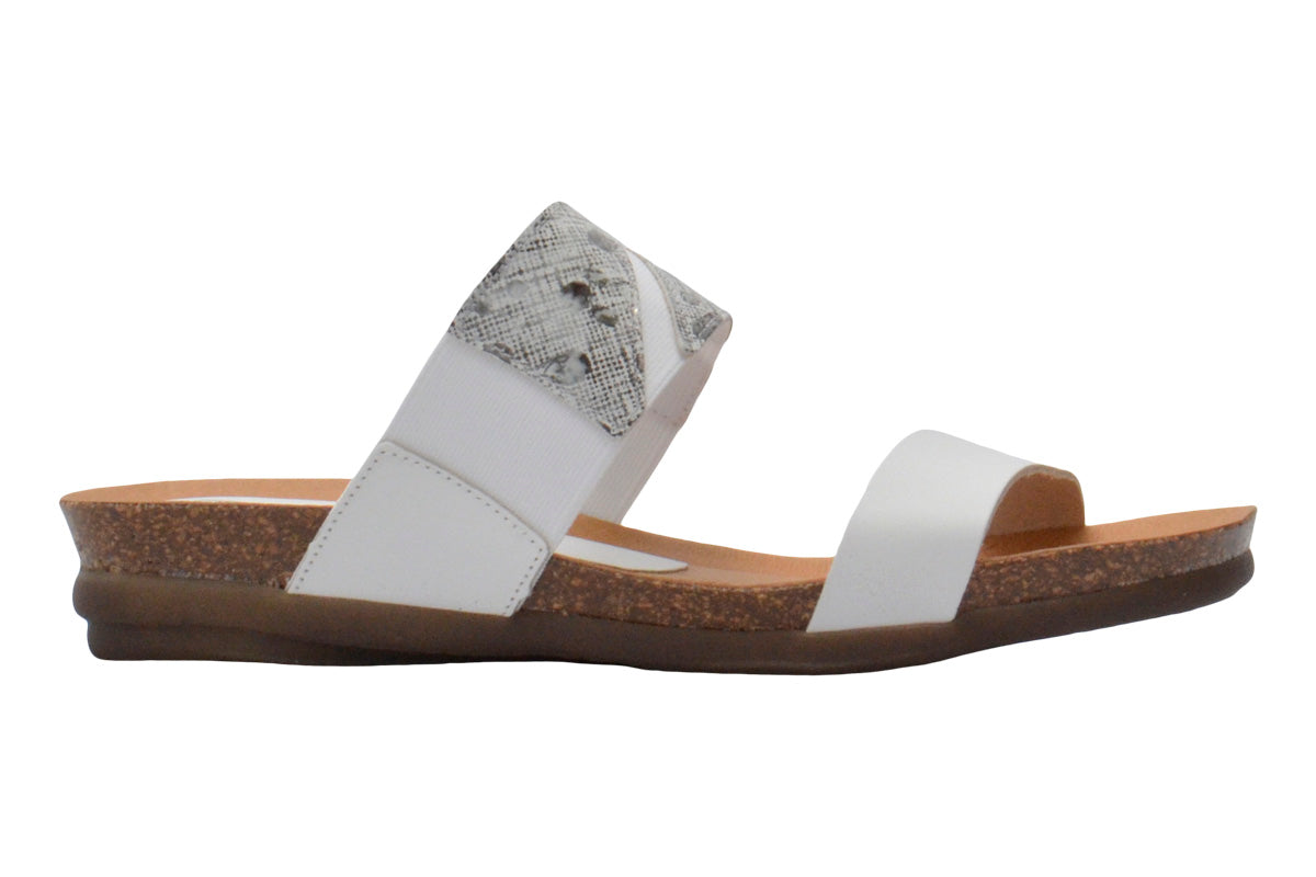 Zeta Resort White/Brushed Silver Womens