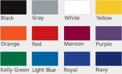 Baseball color listing