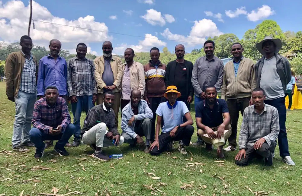 Grupo de pequeños productores de café de especialidad de Etiopía