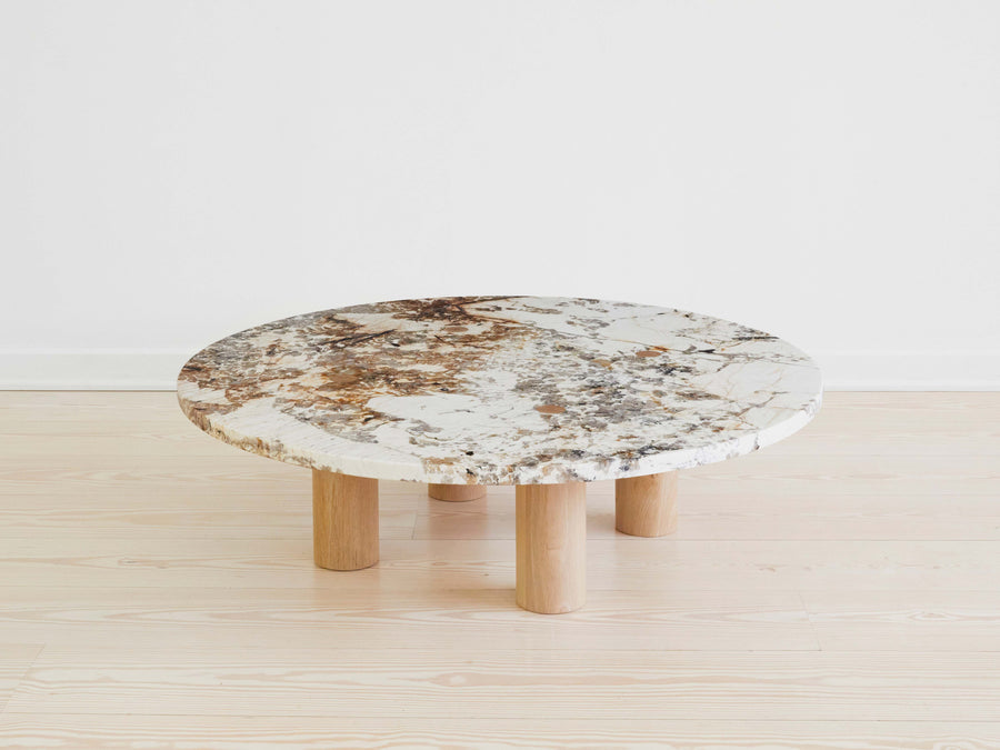 COLUMN COFFEE TABLE Round / Stone