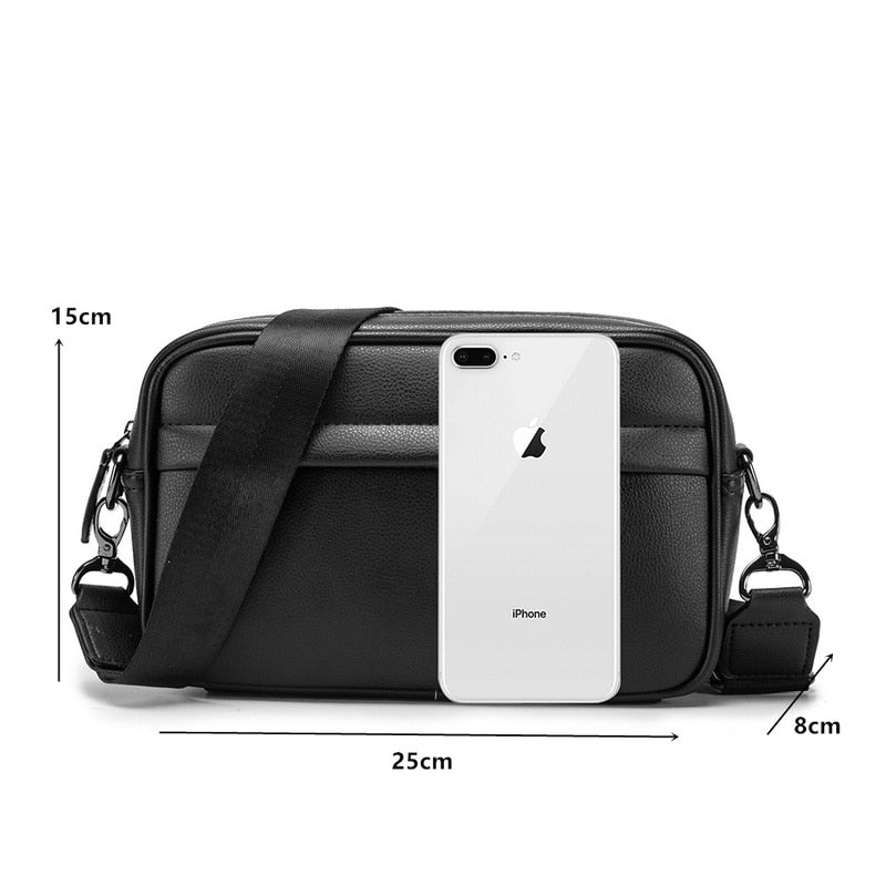 Designer Small Messenger Bag for Men Bags Phone Handbags Shoulder Bag  Luxury Brand Man Crossbody Bag Leather Male Sling Bag