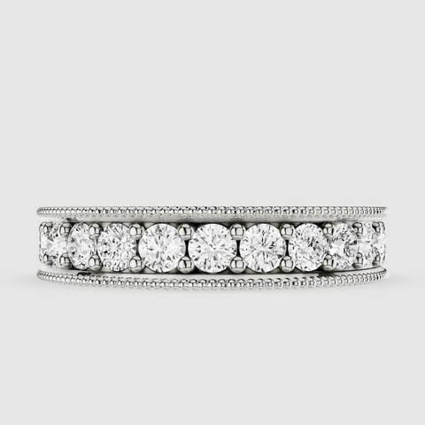 lab grown diamond Eternity Band Round