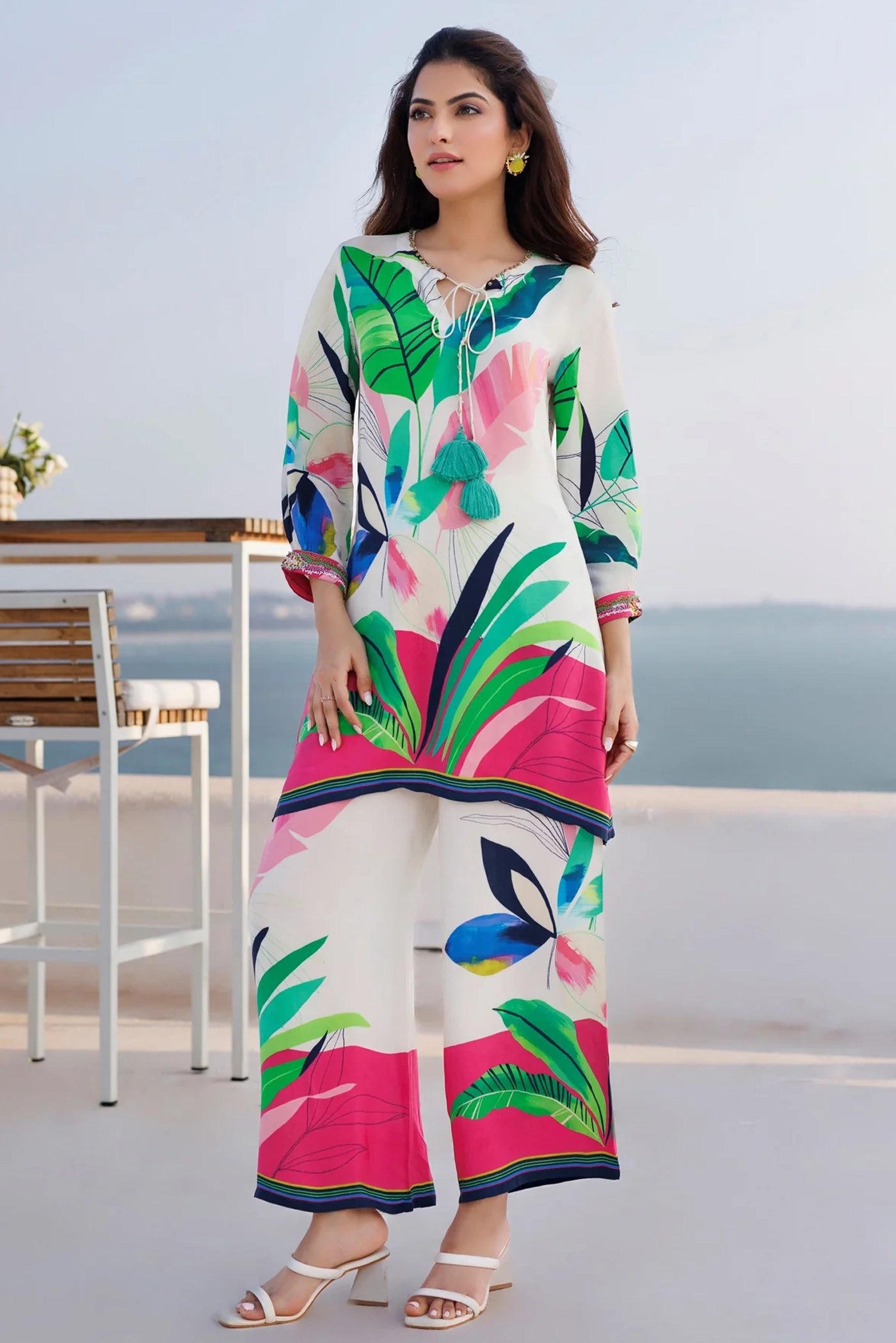 Crepe Silk Printed Co-Ord Set