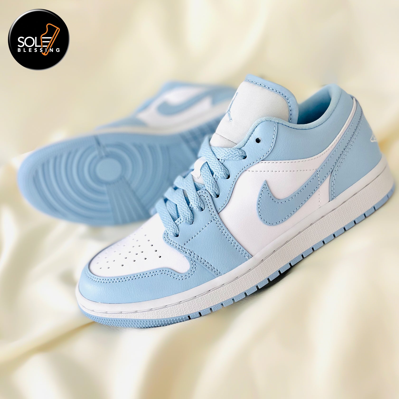 Air Jordan 1 Low Aluminum – SOLEBLESSING