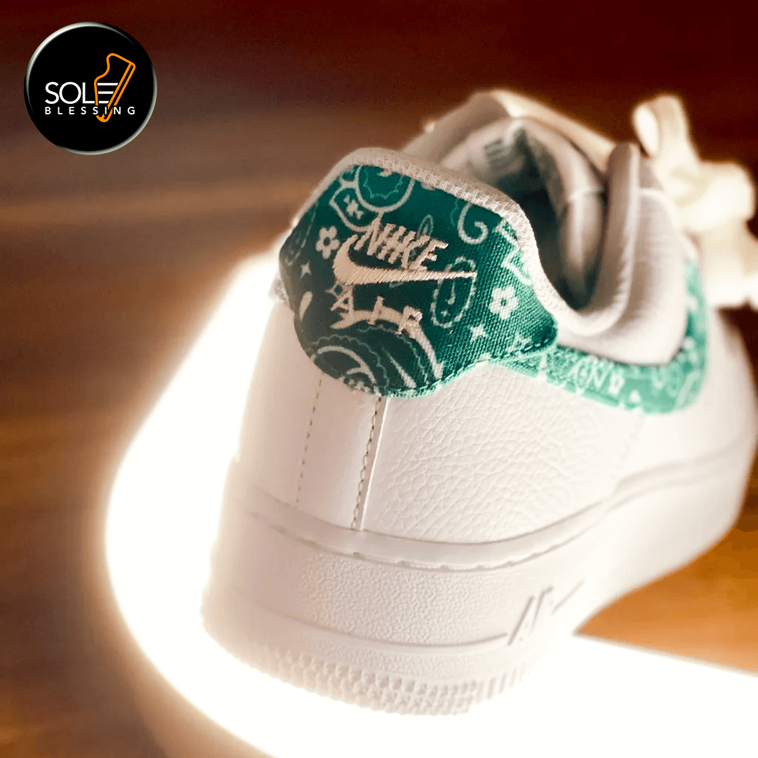 Air Force 1 Green Paisley – SOLEBLESSING