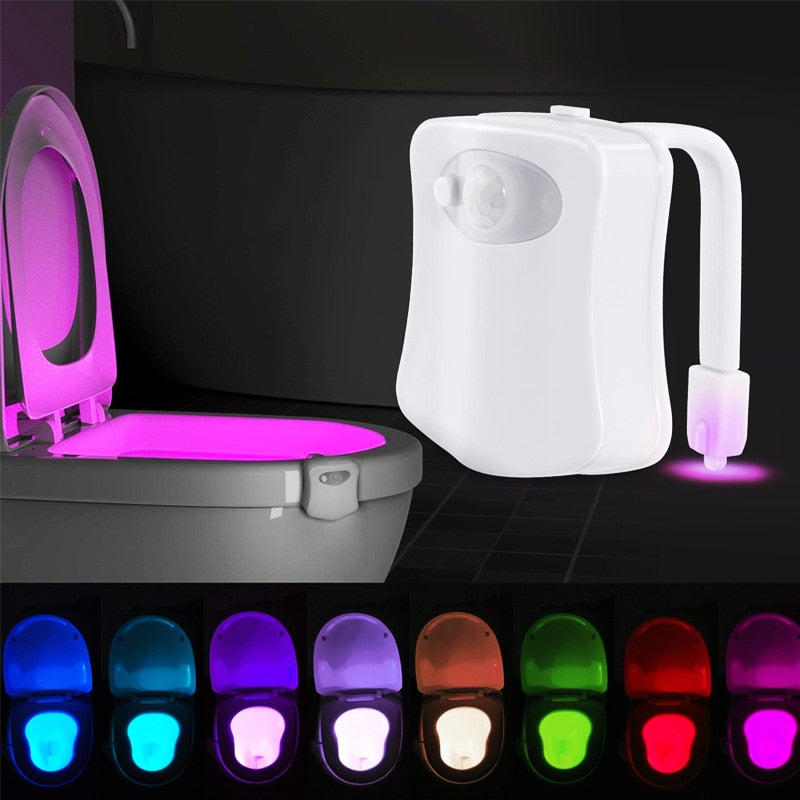 Waterproof Smart Motion Sensor Toilet Seat Light