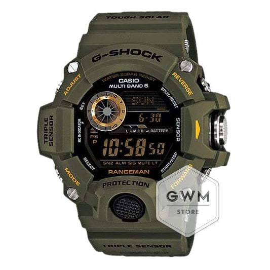 PRE ORDER Casio G Shock Rangeman Triple Sensor GW 9400 1 GWM