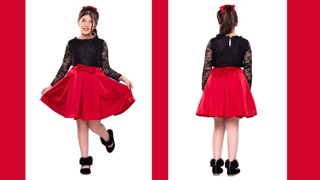 christmas party wear dress for girls