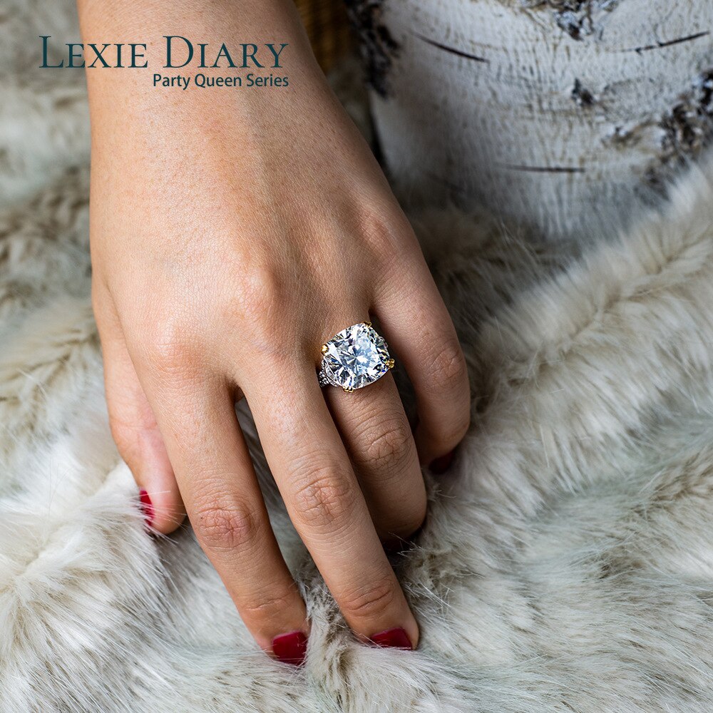 Lexie Diary Exquisite Created Moissanite Rings For Women Real 925 Ste –  LEXIE DIARY