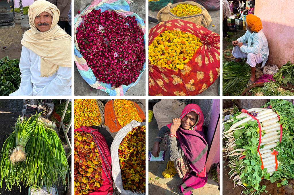 Phool Mandi flower market in Jaipur