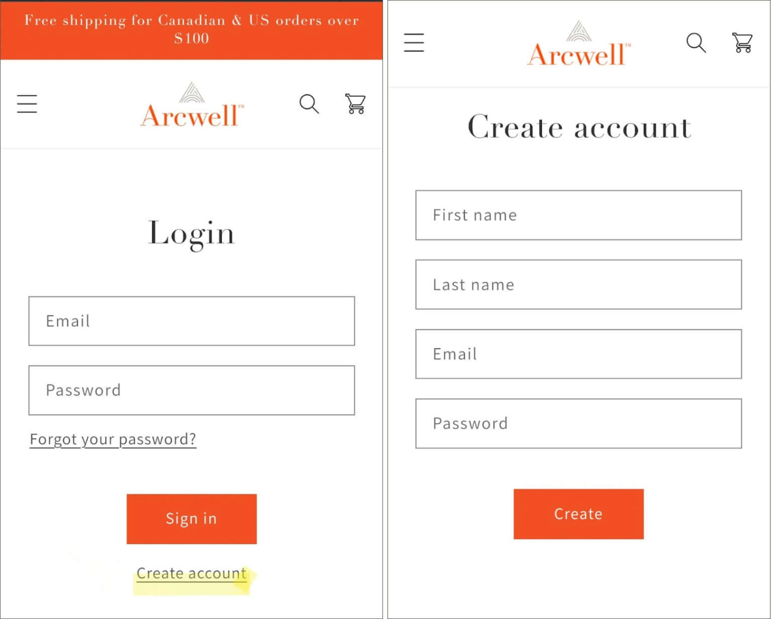 how to create account