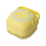 Yellow Soap Dispensing Brush