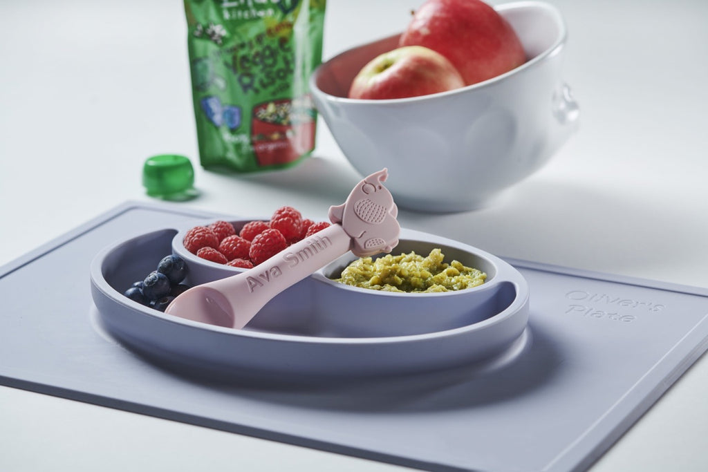 Silicone Spoon and Tray