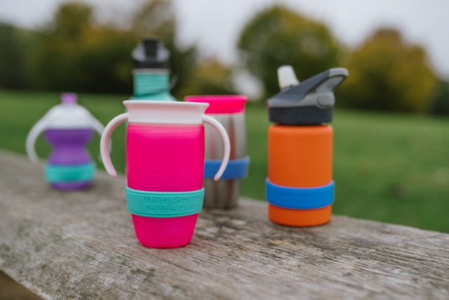 Bottle Bands on water bottles