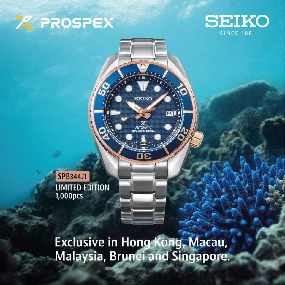 MEN] Seiko Prospex Blue Coral - Limited Edition [SPB344J1] – City Chain  Malaysia