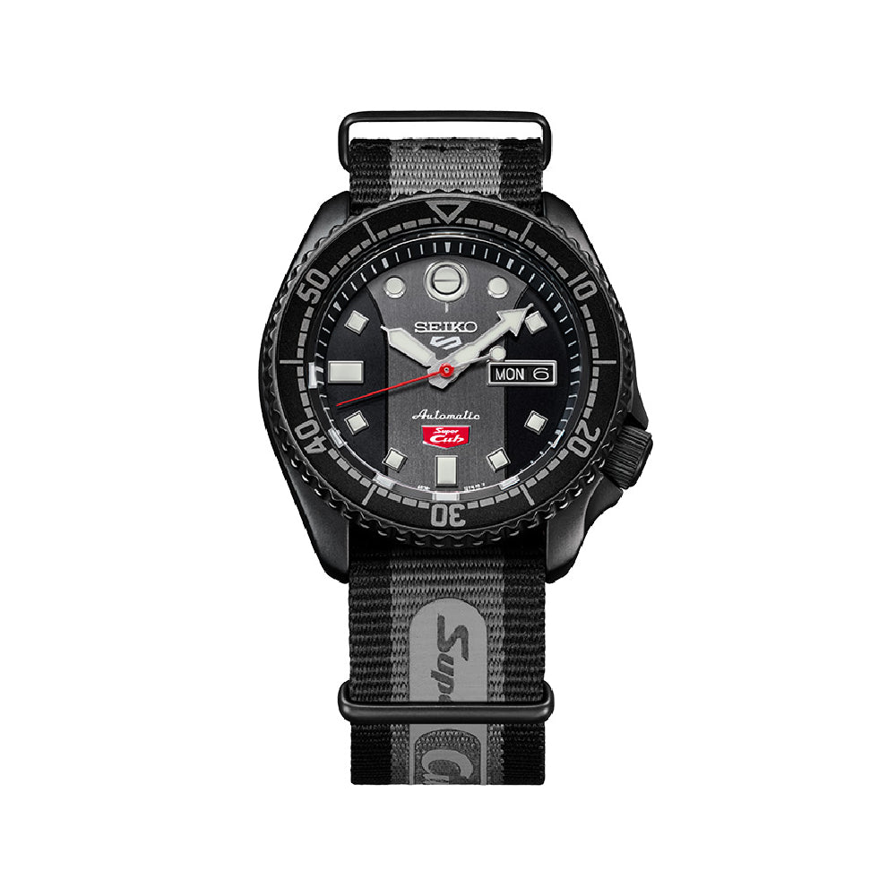 MEN] Seiko 5 Sports Honda Super Cub- Black Limited Edition [SRPJ75K1] –  City Chain Malaysia