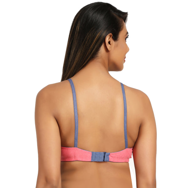 KD Women's Non Wired ROOPSI Bra - Multicolor, Pack of 6 (Size: 32B