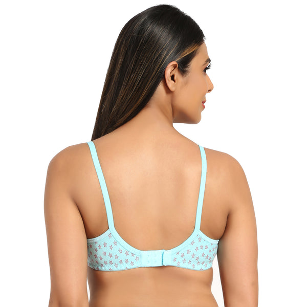 Buy Leading Lady Pack Of 3 Non Padded Bras NEW CONCENT BLK SKN PK 3 38B -  Bra for Women 21364710