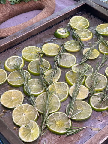 Prepping the best of citrus for Turbot