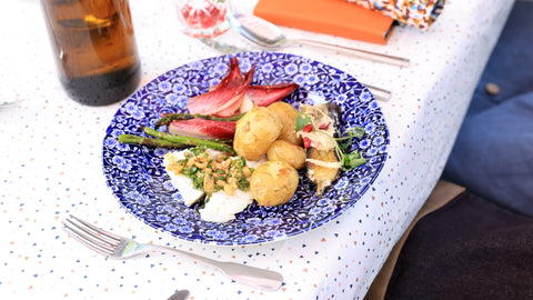 Chicory Salad at the fish and seafood masterclass with Chef Bart Van Der Lee and Charlie Oven