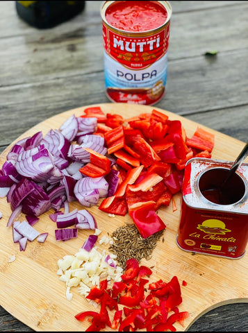 ingredients for shakshuka