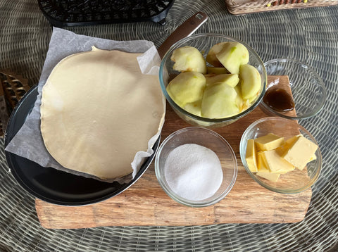 Ingredients for Tarte Tatin