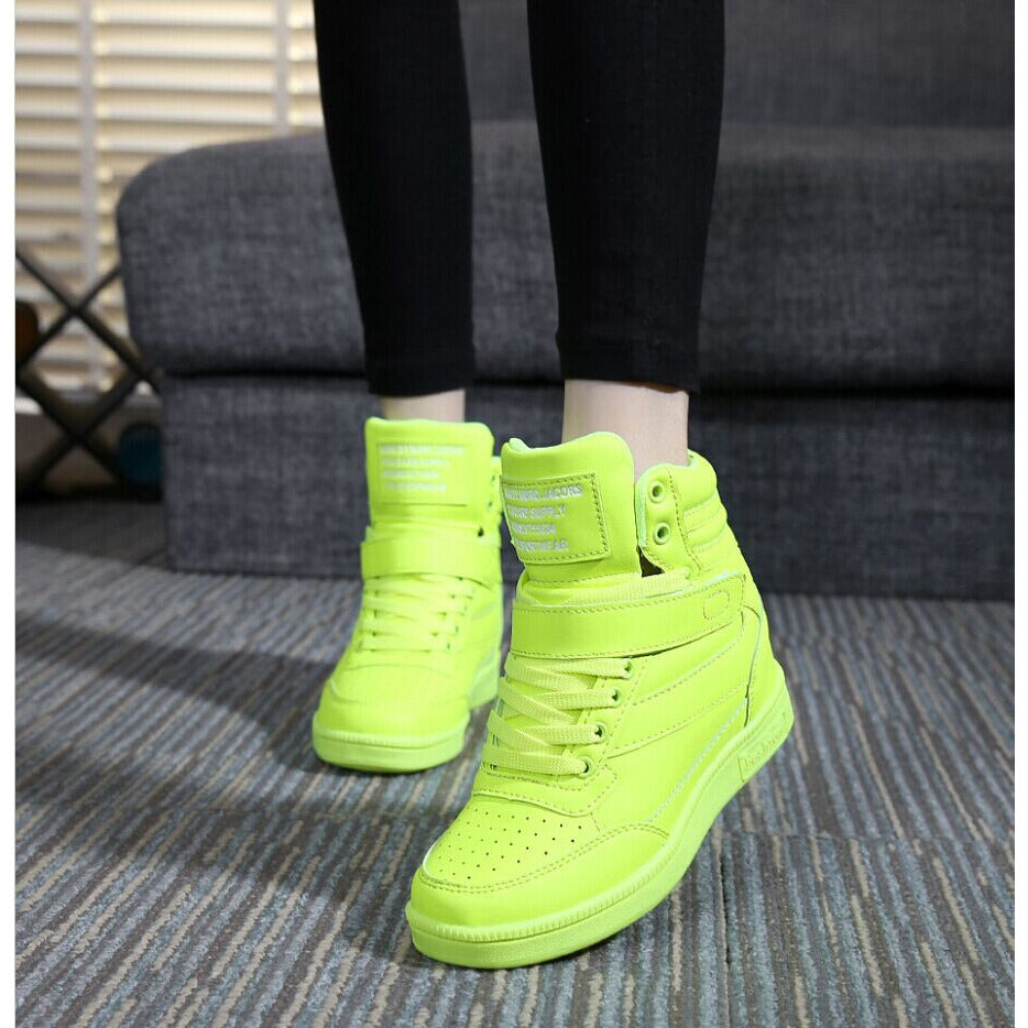 high wedge sneakers