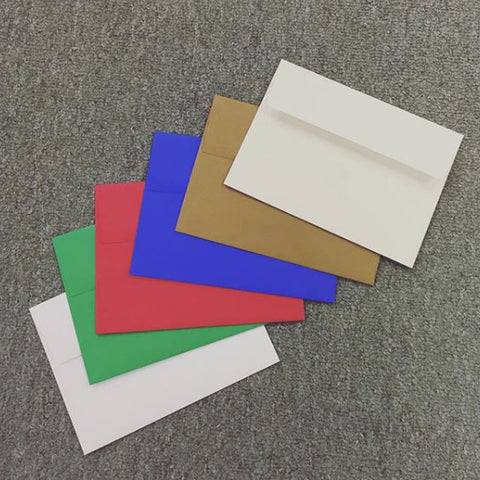 A7 envelope colors