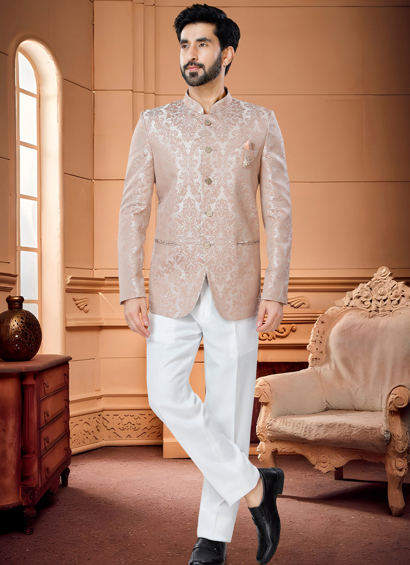 brown jodhpuri suit for men