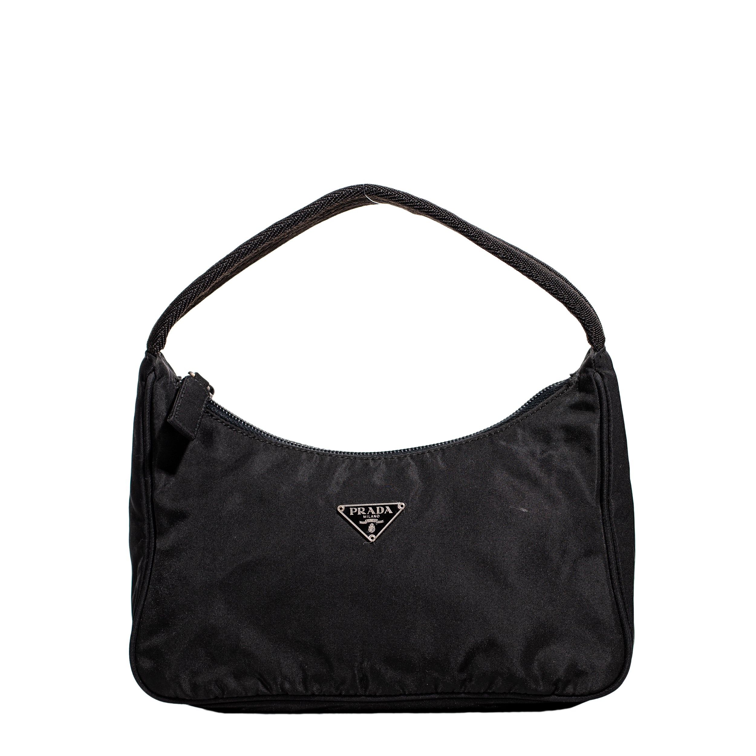 Prada Tessuto Nylon Black Mini Shoulder Bag – L'archivio