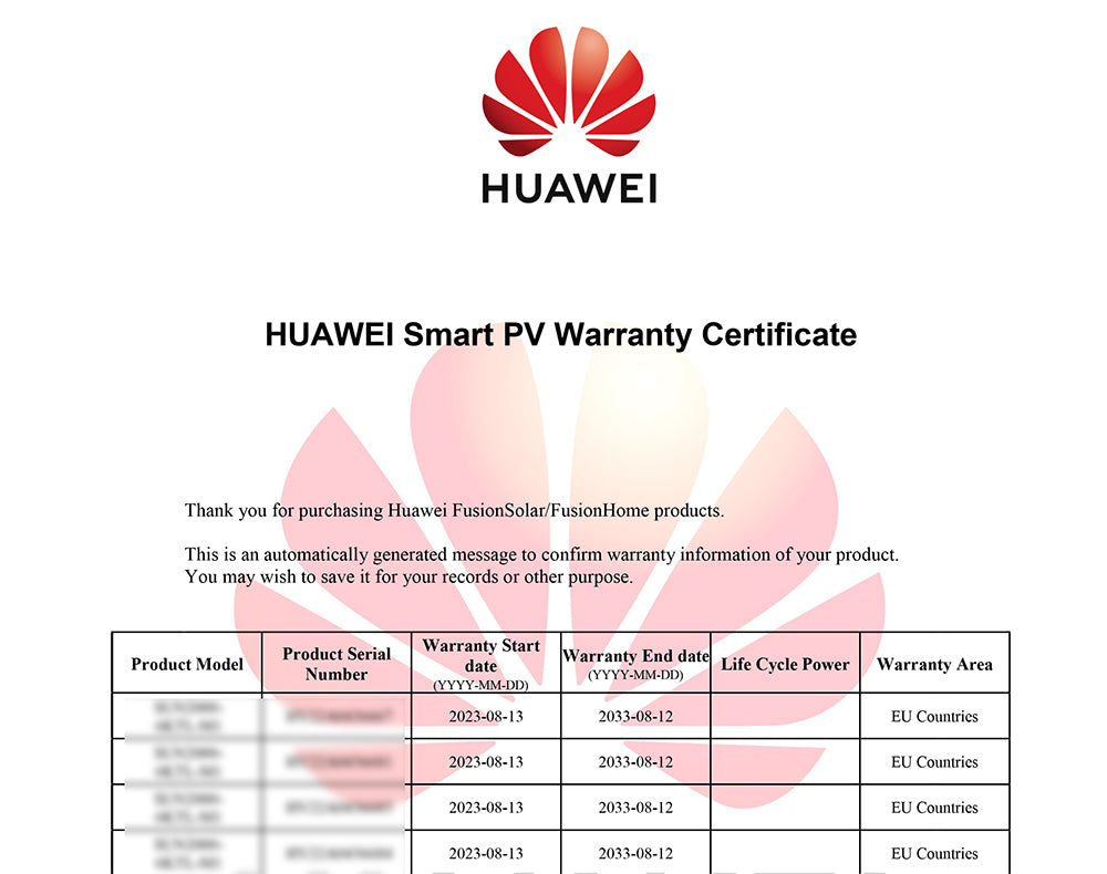 Huawei-Garantie