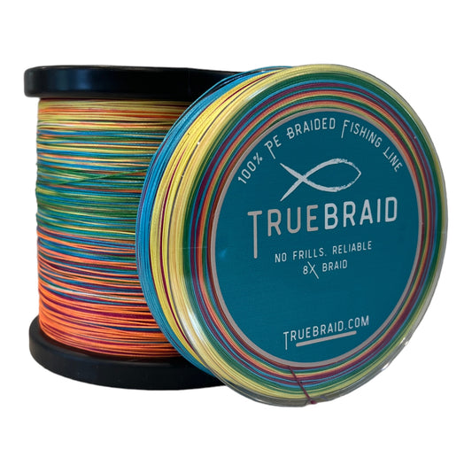 GetUSCart- Reaction Tackle Braided Fishing Line - 8 Strand Aqua Camo 20LB  1000yd