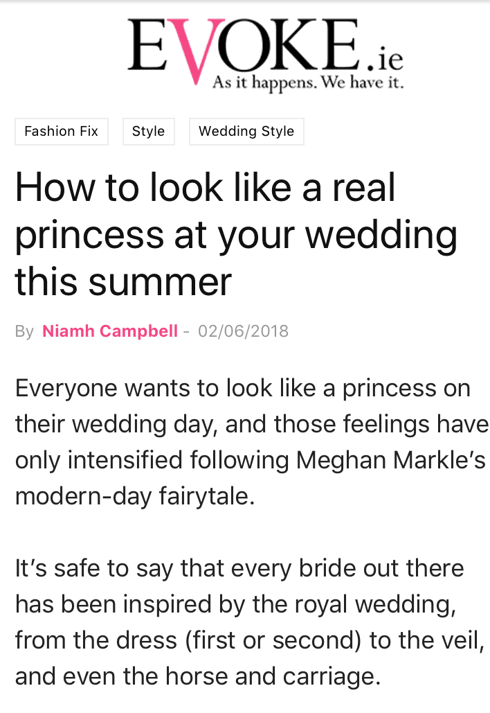 Princess Wedding Feature