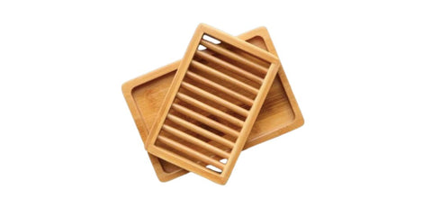 Zero waste bamboo soap tray