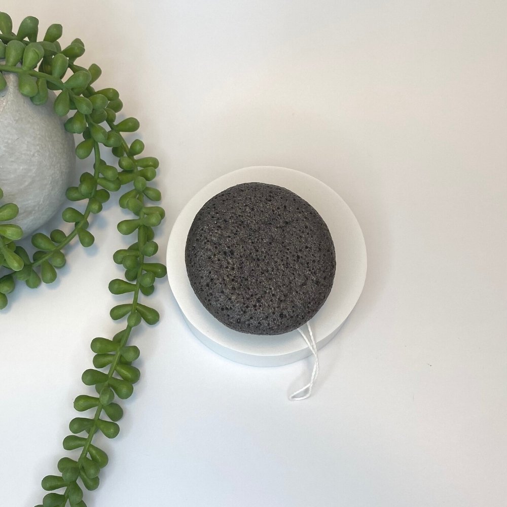 image for Konjac Facial Sponge - Charcoal