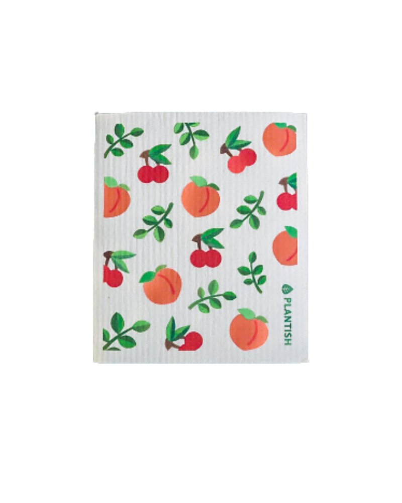 image for Peach Cuties - Swedish Sponge Cloth