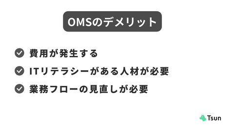 OMSのデメリット