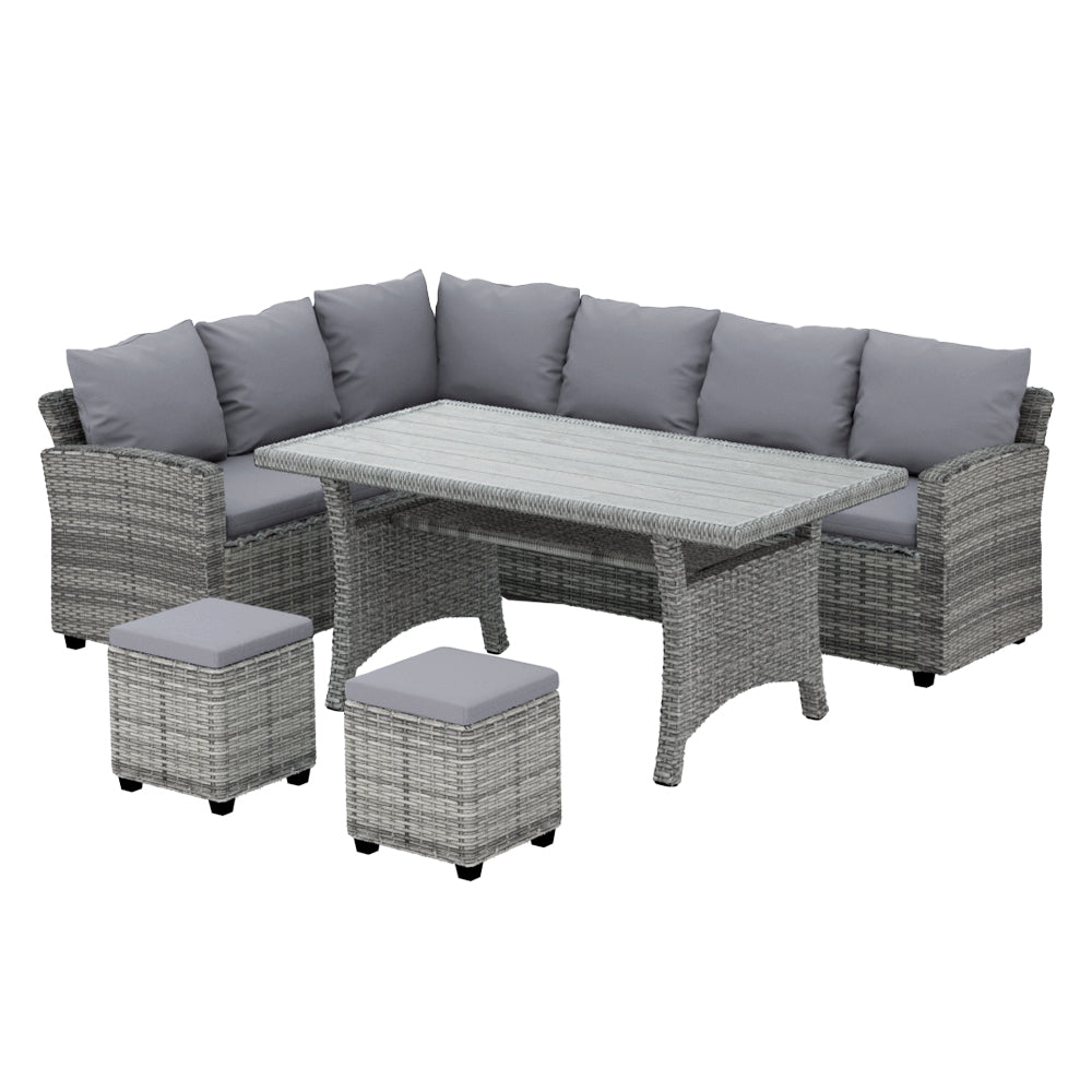 garden sofa and armchair set