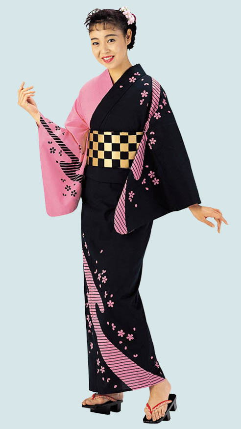 Male Yukata With Festival Design