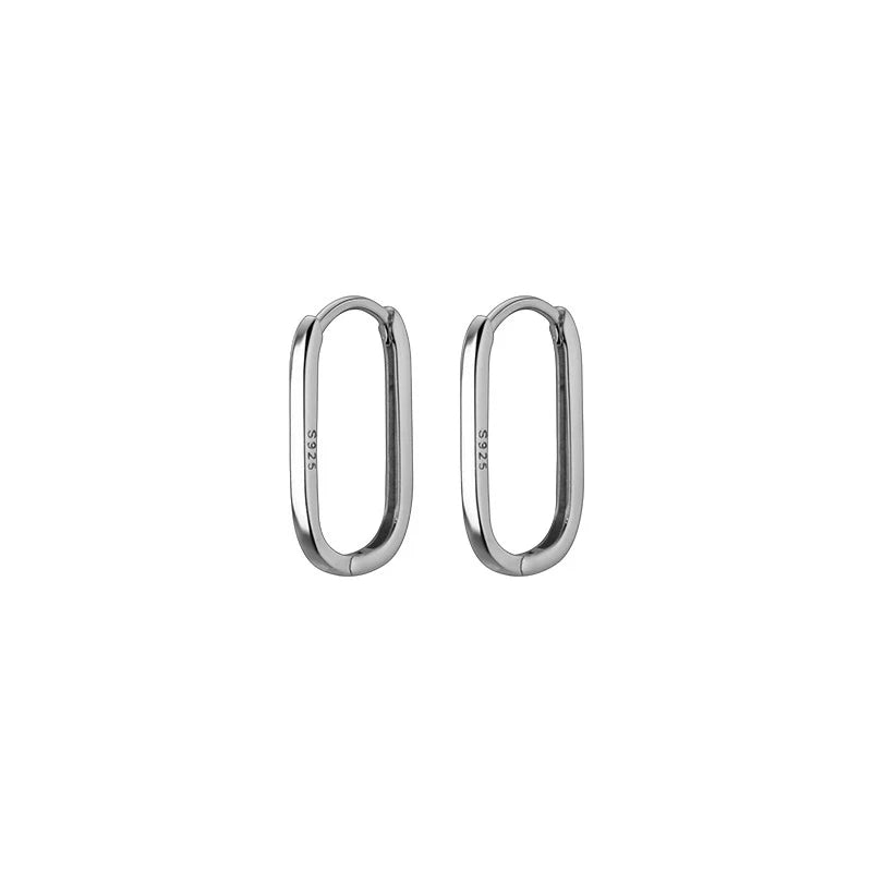 Silver Gabriella Hoops