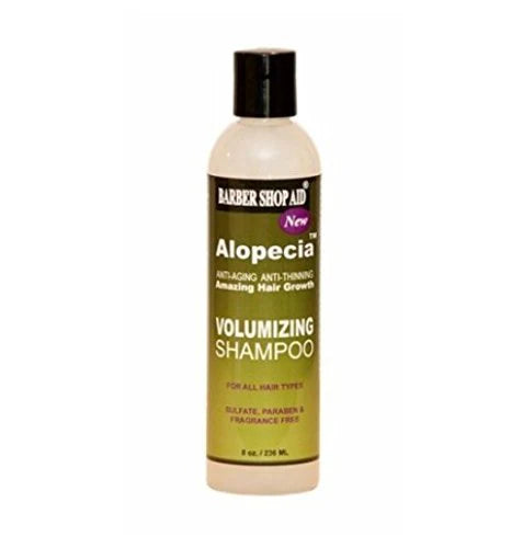 Barber Shop Aid Alopecia Anti-Thinning Anti-Aging Volumizing Shampoo 8 oz