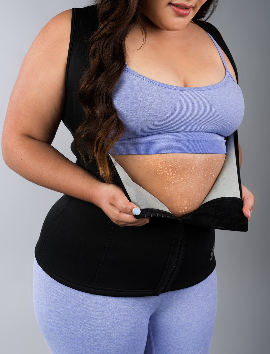 Adjustable Sweat Vest + Waist Shaper Belt – gooddose