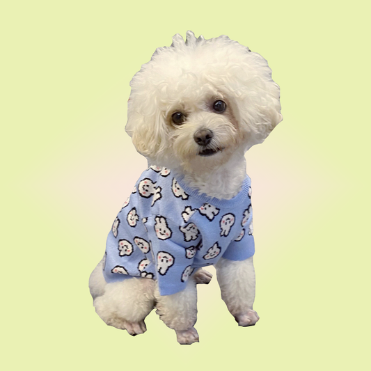 Elegant Dogior Monogram Sweater for Dogs and Cats