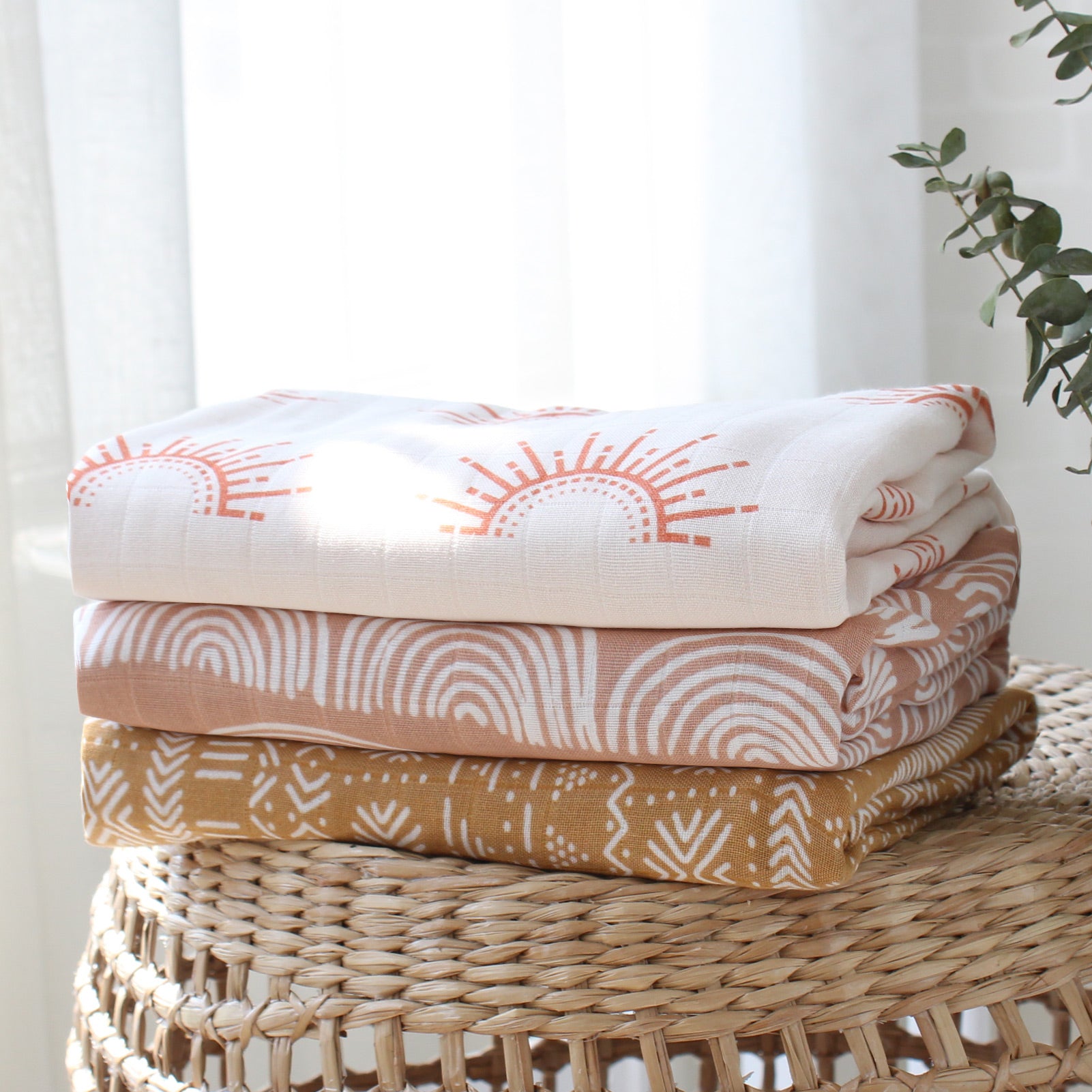 Bamboo Cotton Soft Baby Blankets