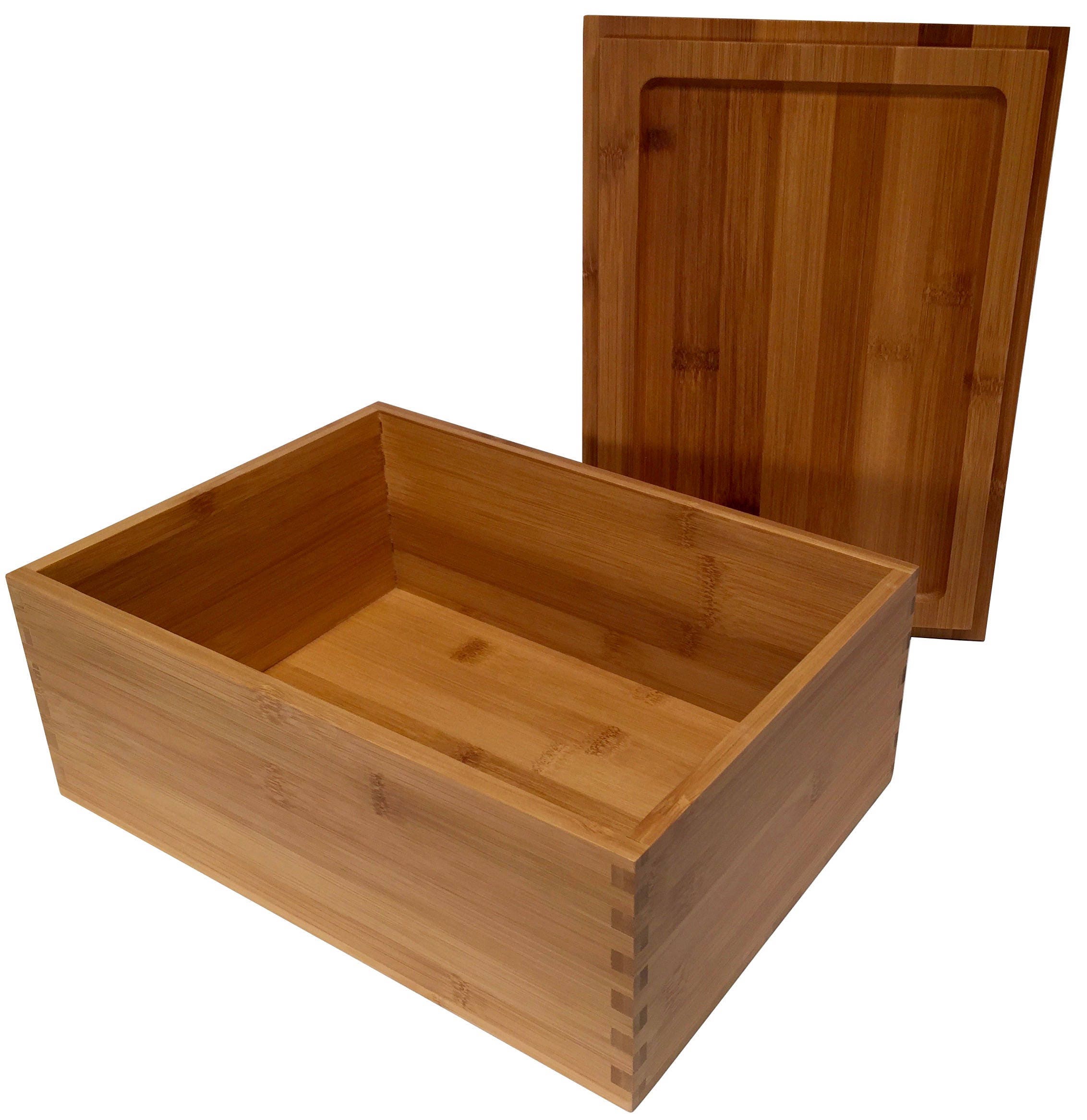 Large Wooden Keepsake and Storage Box with - Lid Wood Stash Box