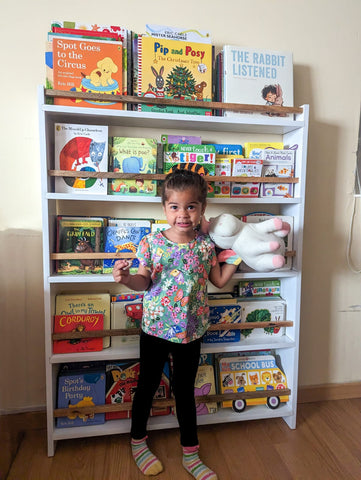 Children's shelves for books