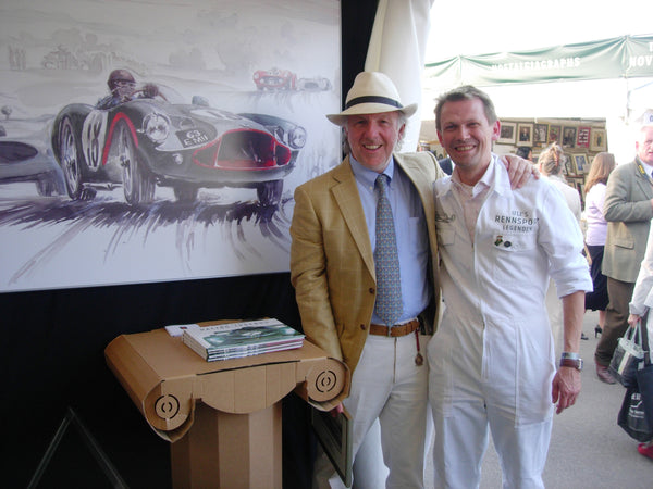 David Richards besucht Uli Ehret in Goodwood.